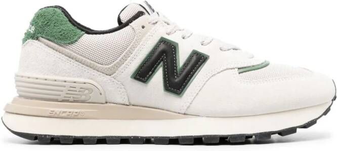 New Balance 574 suede sneakers White