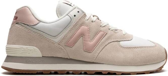 New Balance 574 "White Pink Gum" sneakers Neutrals