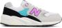 New Balance 550 logo-embossed leather sneakers White - Thumbnail 1