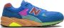 New Balance 580 OG "Blue Bright Lapis Washed Burgundy" suede sneakers - Thumbnail 1