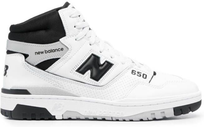 New Balance 650 high-top sneakers White