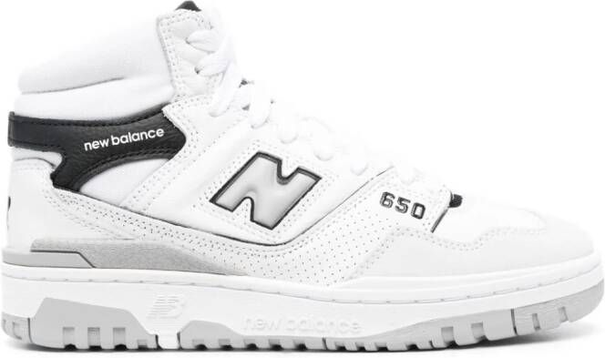 New Balance 650 high-top sneakers White