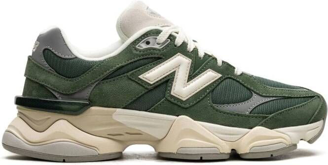 New Balance 9060 suede sneakers Green