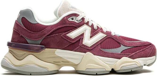 New Balance 9060 suede sneakers Red