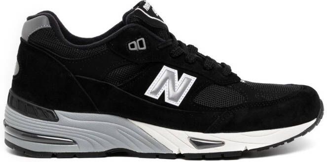 New Balance logo-patch lace-up sneakers Blue