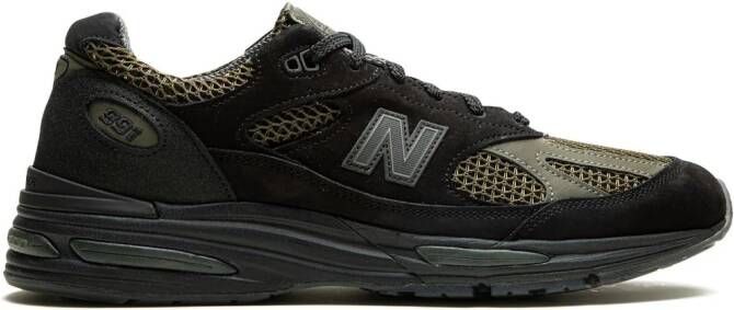 New Balance 991v2 "Stone Island Black Grey" sneakers