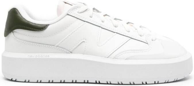 New Balance CT302 panelled leather sneakers White