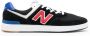 New Balance 574 logo-patch lace-up sneakers Black - Thumbnail 4