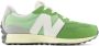 New Balance Kids 327 panelled suede sneakers Green - Thumbnail 1