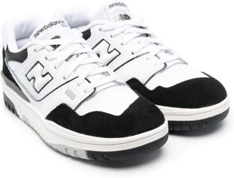 New Balance Kids 550 Bungee lace-up sneakers White