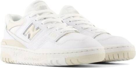 New Balance Kids 550 leather sneakers White