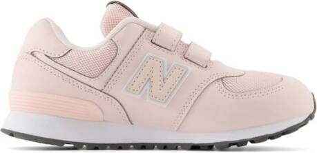 New Balance Kids 574 suede sneakers Pink