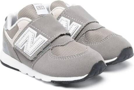 New Balance Kids 574 touch-strap sneakers Grey