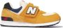 New Balance Kids 574 touch-strap sneakers Yellow - Thumbnail 1