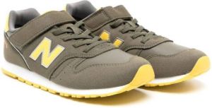 New Balance Kids contrasting-sole trainers Green