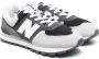 New Balance Kids lace-up low-top sneakers Grey - Thumbnail 1