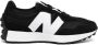 New Balance lace-up logo-patch sneakers Black - Thumbnail 1