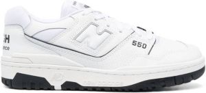 New Balance lace-up logo patch sneakers White