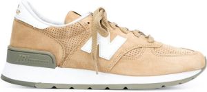 New Balance lateral logo patch sneakers Neutrals