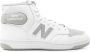 New Balance logo-patch leather sneakers White - Thumbnail 1