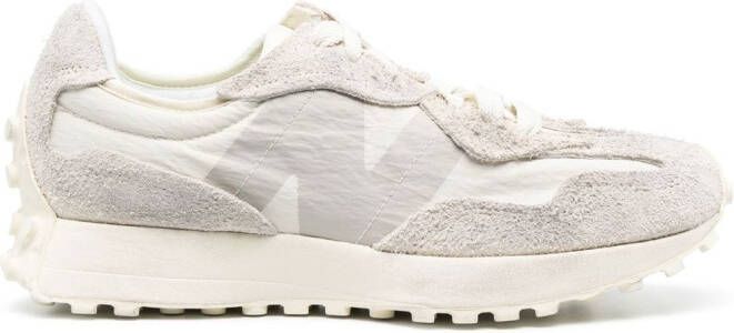 New Balance panelled lace-up sneakers Neutrals