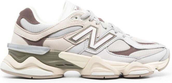 New Balance panelled lace-up sneakers Neutrals