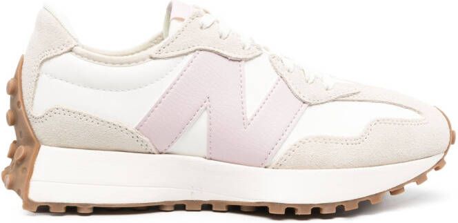 New Balance panelled low-top sneakers White