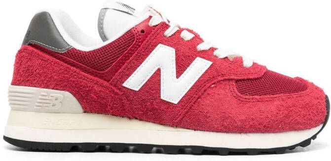 New Balance U574HR2 round toe sneakers Red