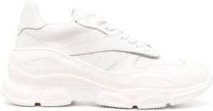 NEW STANDARD Advance low-top leather sneakers White