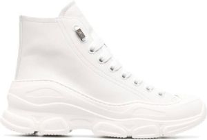 NEW STANDARD Future high-top leather sneakers White