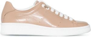 NEW STANDARD Reset leather low-top sneakers Neutrals