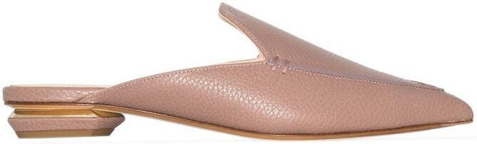 Nicholas Kirkwood BEYA flat mules 18mm Pink