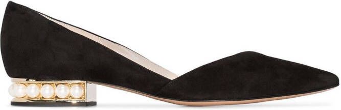 Nicholas Kirkwood Casati D'Orsay ballerina shoes Black