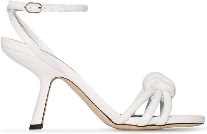 Nicholas Kirkwood Lexi Knot 105mm sandals White