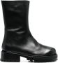 Nicole Saldaña zip-up leather boots Black - Thumbnail 1