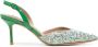 NICOLI crystal-embellished 60mm pumps Green - Thumbnail 1