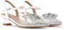 NICOLI Du crystal bow-embellished sandals White - Thumbnail 1