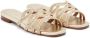NICOLI embellished flat sandals Gold - Thumbnail 1