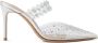 NICOLI Farrow crystal-embellished leather sandals Silver - Thumbnail 1