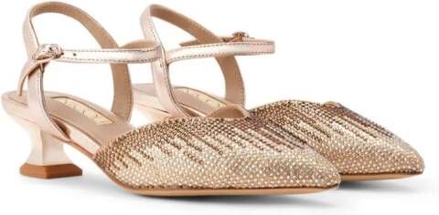 NICOLI Josias crystal-embellished sandals Gold