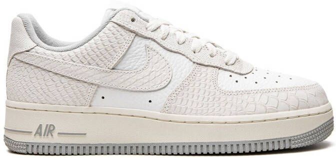 Nike W Air Force 1 White Python sneakers