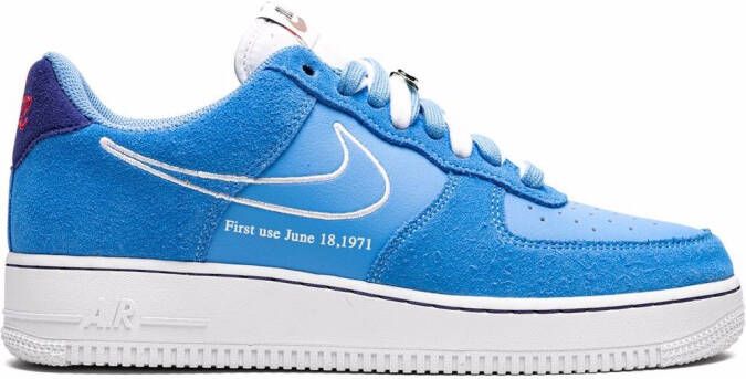 Nike Air Force 1 Low "First Use Blue Suede" sneakers