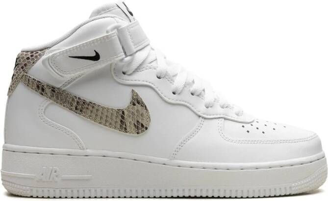 Nike Air Force 1 '07 Mid "White Snake Swoosh" sneakers