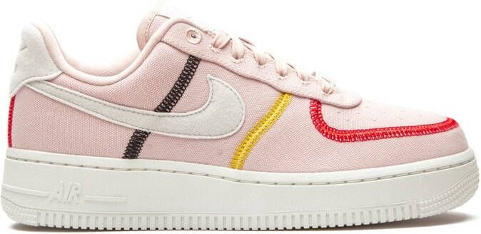 Nike Air Force 1 "07 LX "Stitched Canvas Silt Red" sneakers Pink