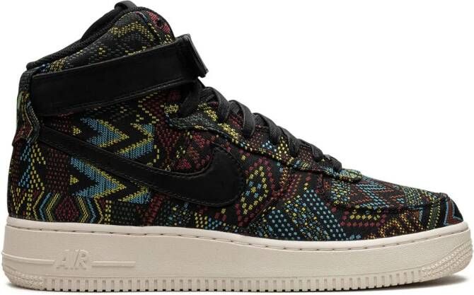 Nike Air Force 1 High "BHM" leather sneakers Black