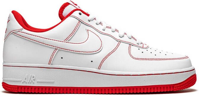 Nike Air Force 1 Low '07 "Contrast Stitch White University Red" sneakers