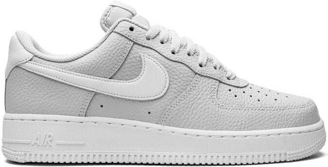 Nike Air Force 1 '07 "Pure Platinum" pebbled leather sneakers Grey