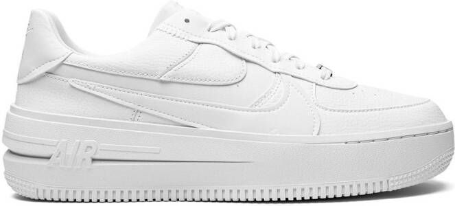 Nike Air Force 1 platform "Triple-White" sneakers