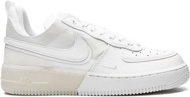 Nike Air Force 1 React "Triple White" sneakers