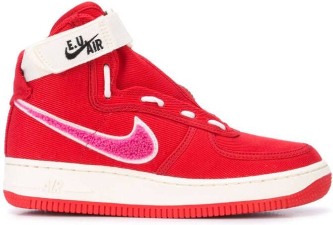 Nike x Emotionally Unavailable Air Force 1 High sneakers Red